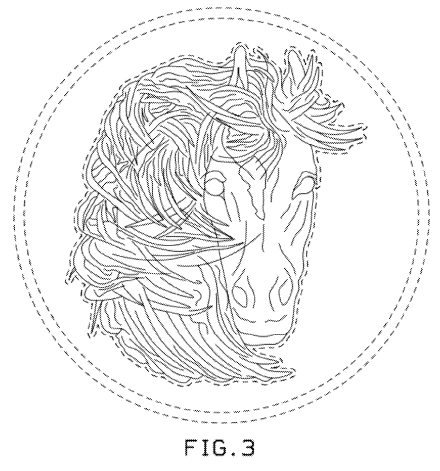 Ornamental design for equine jewelry D665697 Fig 3